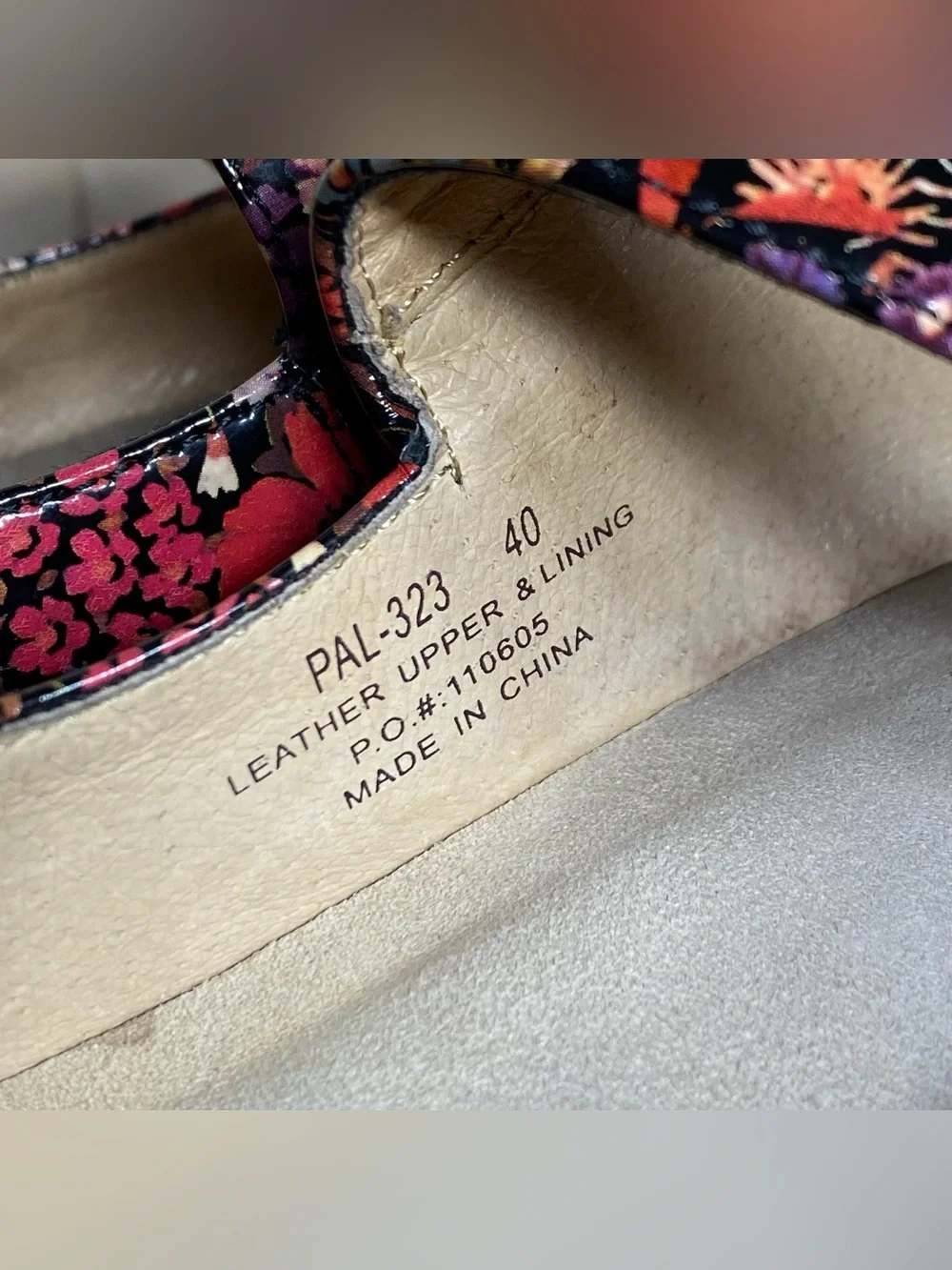 Alegria Paloma Mary Jane Floral Black Women's Size 10 Shoes EU40 Patent Leather - Picture 10 of 11